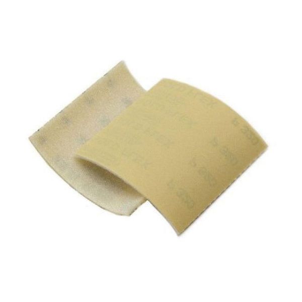 Mirka Goldflex-Soft 23145180 23 Series Abrasive Pad, 4-1/2 in W x 5 in L, P180 Grit
