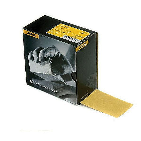 Mirka® Bulldog Gold 23584180 23 Series Semi-Open Coated Abrasive Sheet Roll, 2-3/4 in W x 40 yd L, P180 Grit