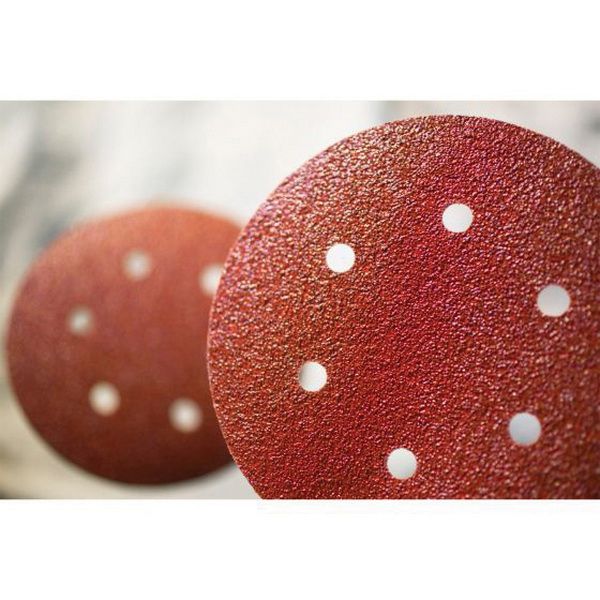 40624040 Coarse Cut 6-in P40 Grip-On Sanding Disc with Reinforced Paper Backing for