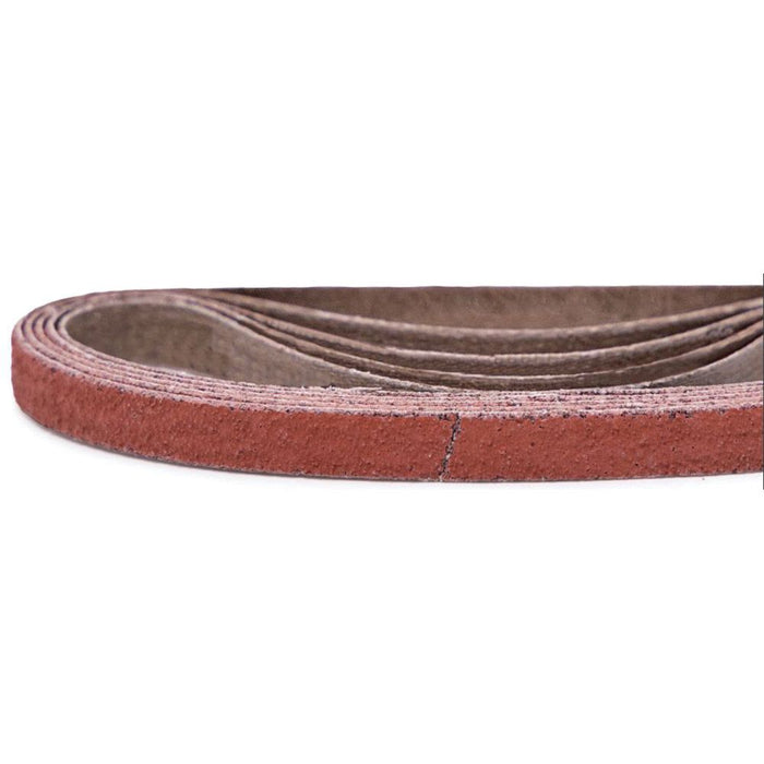 Mirka Abrasives, Inc. Mirka 66-1218-CG Mini File Belt, 1/2 in W x 18 in L, Coarse Grade, Ceramic Abr