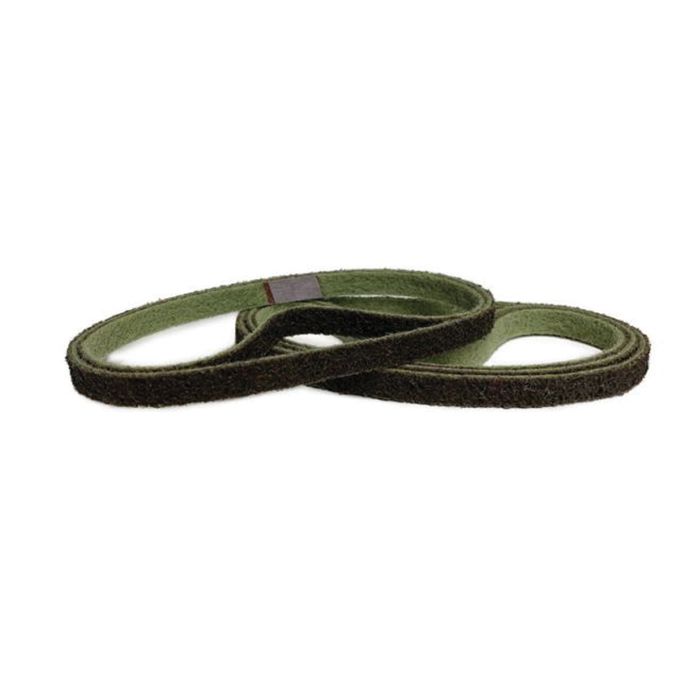Mirka Abrasives, Inc. Mirka 66-1218-MM Non-Woven Surface Conditioning Belt, 18 in L x 1/2 in W, Alum