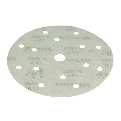Mirka Abrasives, Inc. Mirka Polarstar FA61105092 FA Series Semi-Open Coated Grip-On Sanding Disc, 6
