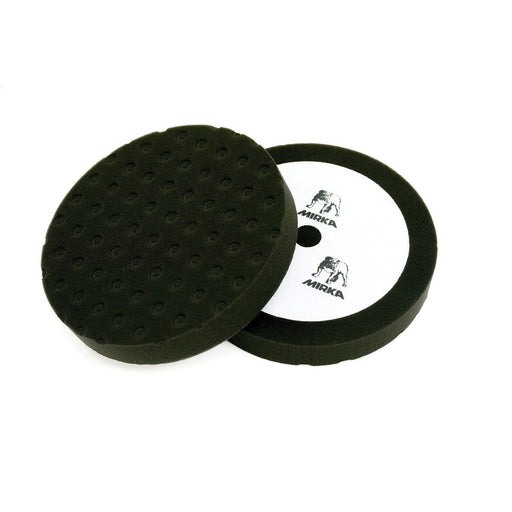 Mirka Abrasives, Inc. Mirka MPADBF-8 Polishing Pad, 8 in Dia, Hook and Loop Attachment, Foam Pad, Bl