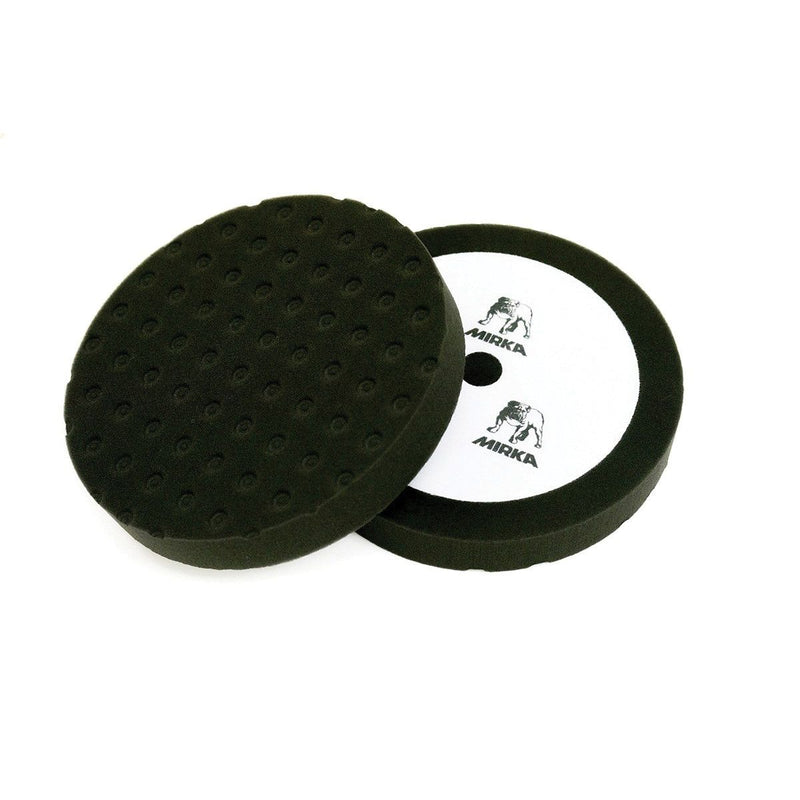 MPADBF-8 8 in Black Foam Polishing Pad with Hook and Loop Attachment