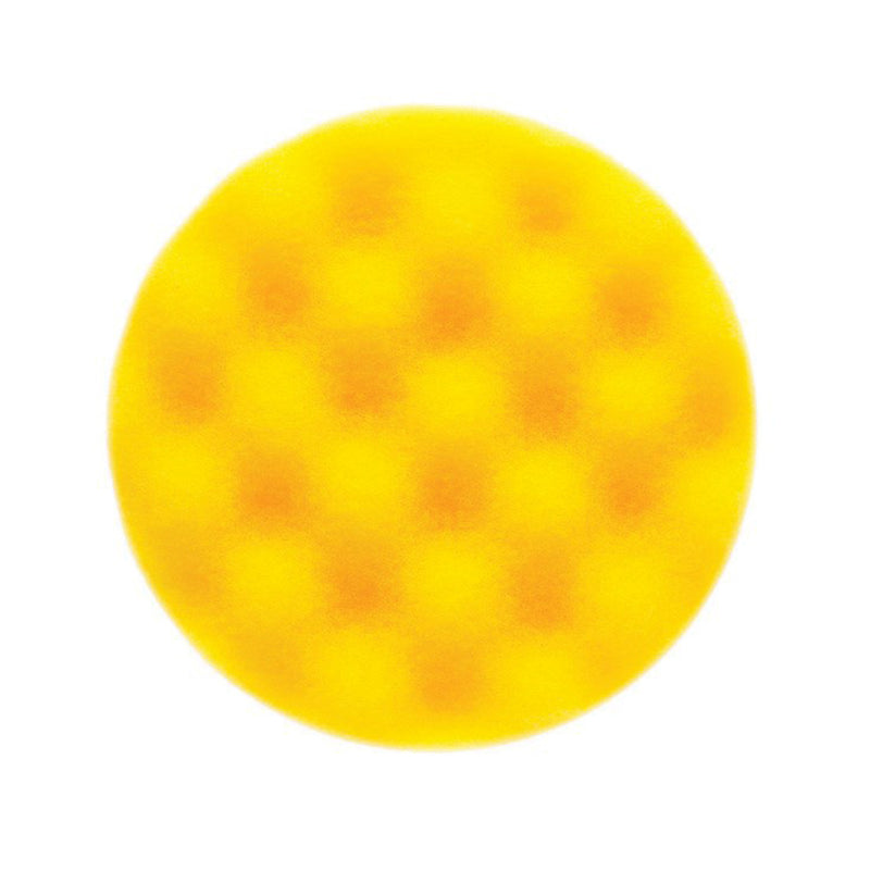 Mirka Abrasives, Inc. Mirka MPADYF-3.25W Waffle Polishing Pad, 3-1/4 in Dia, Foam Pad, Yellow
