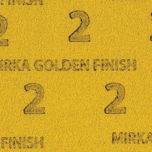 Mirka Gold Finish OS241GF2 6 in Blended Grit Hook-and-Loop Sanding Disc, Foam Backing