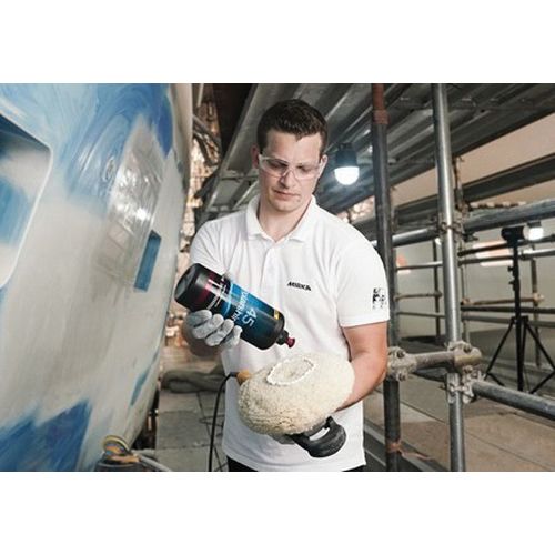Mirka Abrasives, Inc. Mirka PC451L Polarshine 45 Polishing Compound, 1 L Bottle, High Gloss