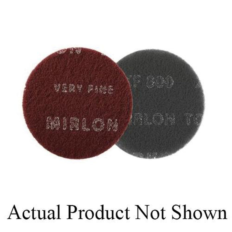 Mirlon Total 18-241-800 Three Dimensional Total Coated Scuff Disc, 6 in Dia, Silicon Carbide A