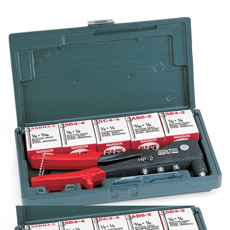 Marson Rivets, Tools & Parts by Alcoa HAND KIT HP-2 W/RIVETS — view 2