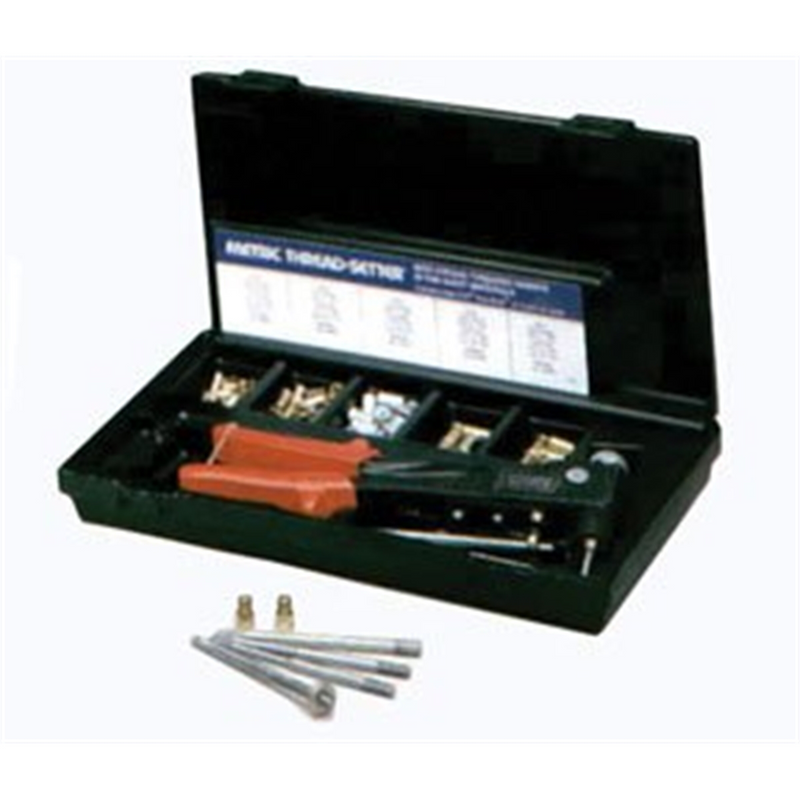 Marson Rivets 39303 Metric Thread Setter Kit with 4, 5, 6 and 8 mm Mandrels, Nosepieces and