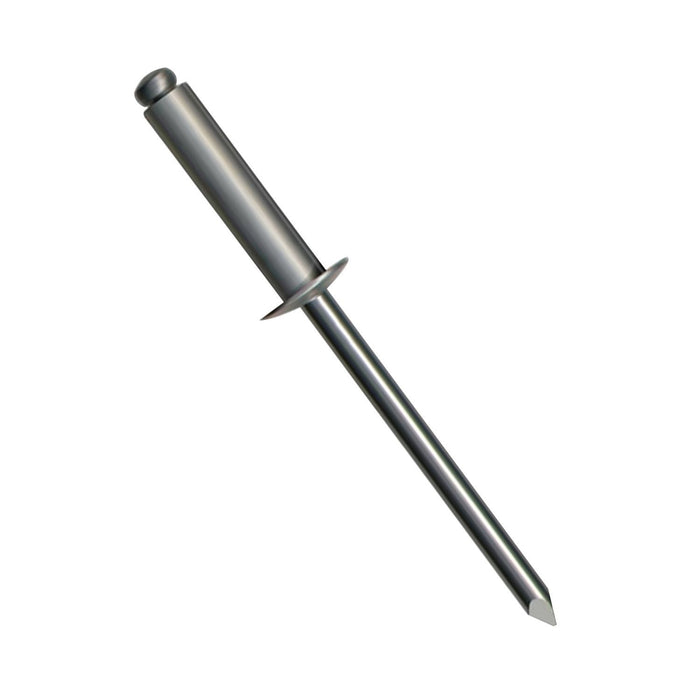 Marson Rivets, Tools & Parts by Alcoa Open-End Structural Rivet, 3/16 In Dia, 3/8 To 1/2 In Grip, Al