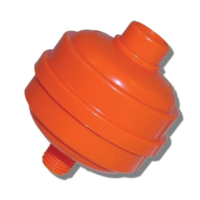 Motor Guard Corporation (Optima) GUARD D-12-1 Disposable Spray Gun Filter, 1/4 in FNPT x 1/4 in MNPT