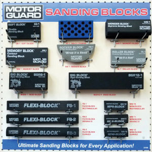 Motor Guard Corporation (Optima) GUARD DP-5000 Sanding Block Jobber Display Board, 24 in L x 24 in W
