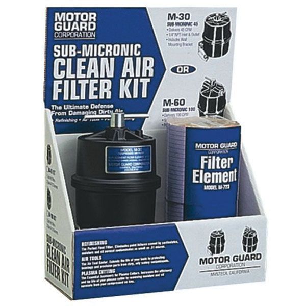 Motor Guard Corporation (Optima) GUARD M-100 Sub-Micronic Compressed Air Filter, 1/2 in NPT, 100 cfm