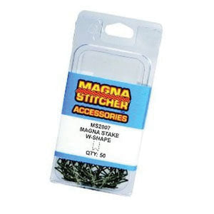 GUARD MS2007 W-Shaped Stake, 0.028 in Dia Wire, Stainless Steel, Us