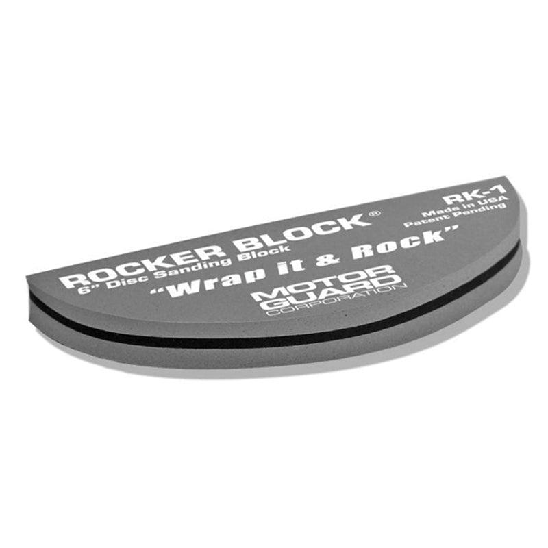 Motor Guard Corporation (Optima) GUARD Rocker-Block RK-1 Sanding Block, 2-3/4 in W x 6 in L, PSA Att