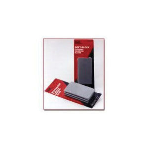 SB-3 Double Density Flexible Sanding Block 65 mm W x 130 mm L, 13 mm thick, gray/black