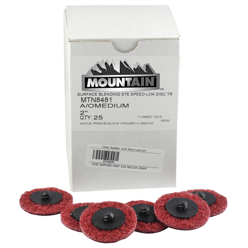 SURFACE PREP 2IN MEDIUM 25BOX