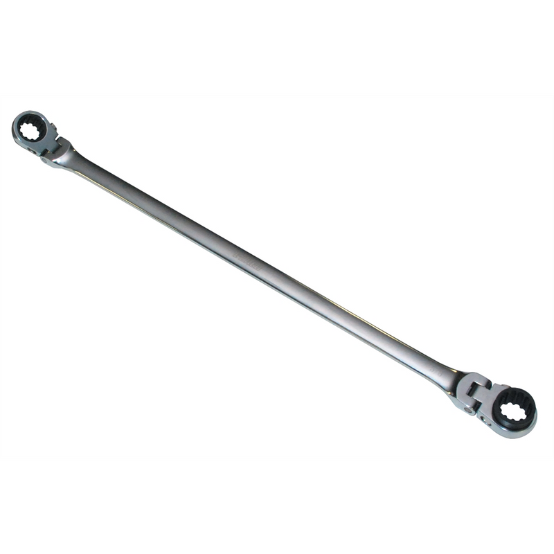 9/16"X5/8" RATCHET DOUBLE BOX FLEX WRENCH