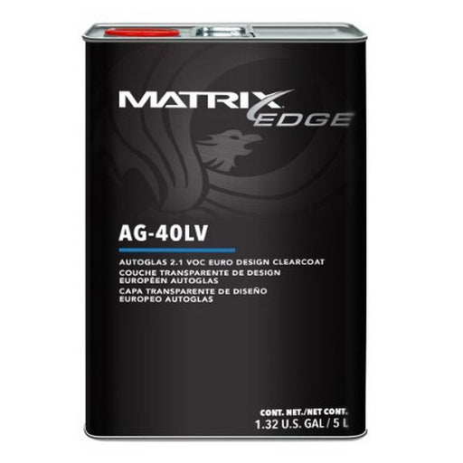 Matrix Systems MS-130LV-Q01 2.1 VOC Urethane Clearcoat, 1 qt Aerosol Can, Matte, 69 g/L VOC, 6:1 Mix