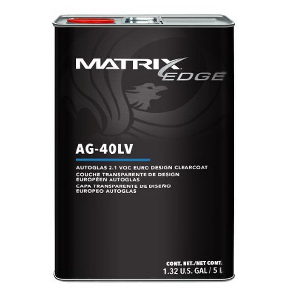MS-130LV-Q01 2.1 VOC Urethane Clearcoat, 1 qt Aerosol Can, Matte, 69 g/L VOC, 6:1 Mix