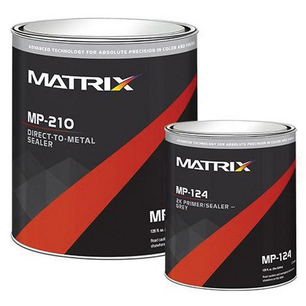 Matrix Systems MP-460-Q01 2.1 VOC Epoxy Primer, 1 qt Can, Gray, 65 to 66 g/L VOC, 1:1 Mixing