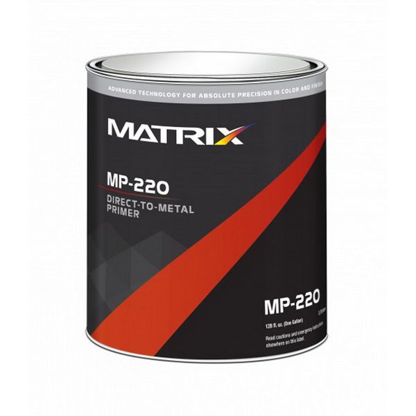 Matrix Systems MP-220-G01 2.1 VOC DTM Primer, 1 gal Can, Gray, 78.2 g/L VOC, 4:1 Mixing