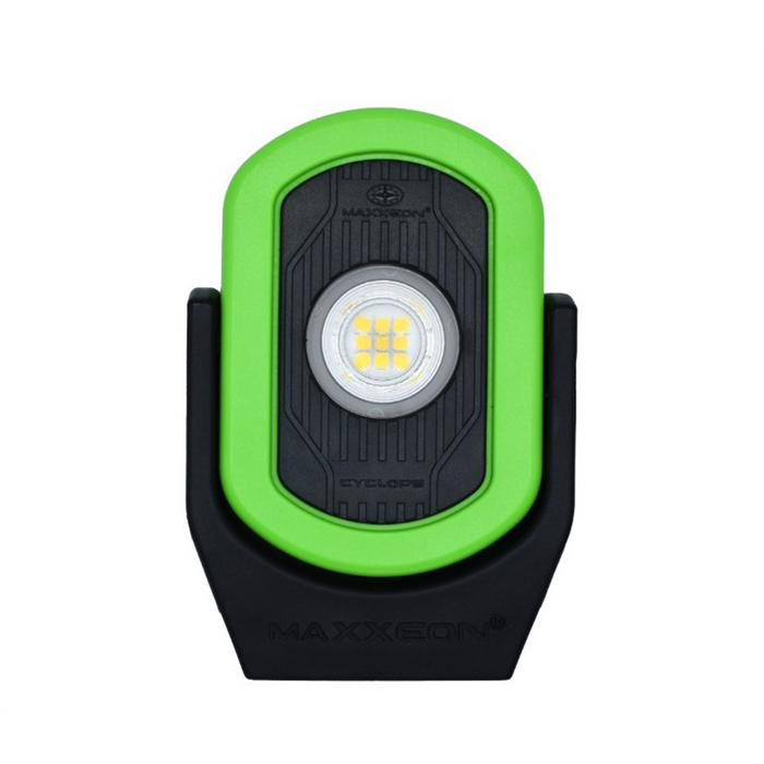 Maxxeon Lighting Workstar 811 CYCLOPS Rechargeable Work Light - HiViz Green
