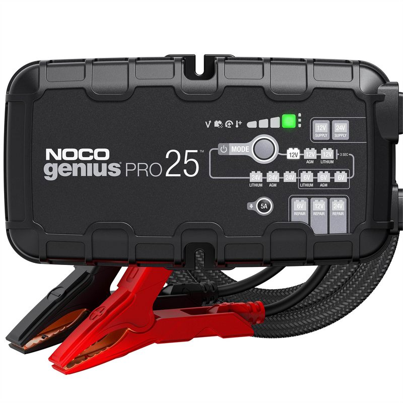 6V/12V/24V 25-Amp Smart Battery Charger