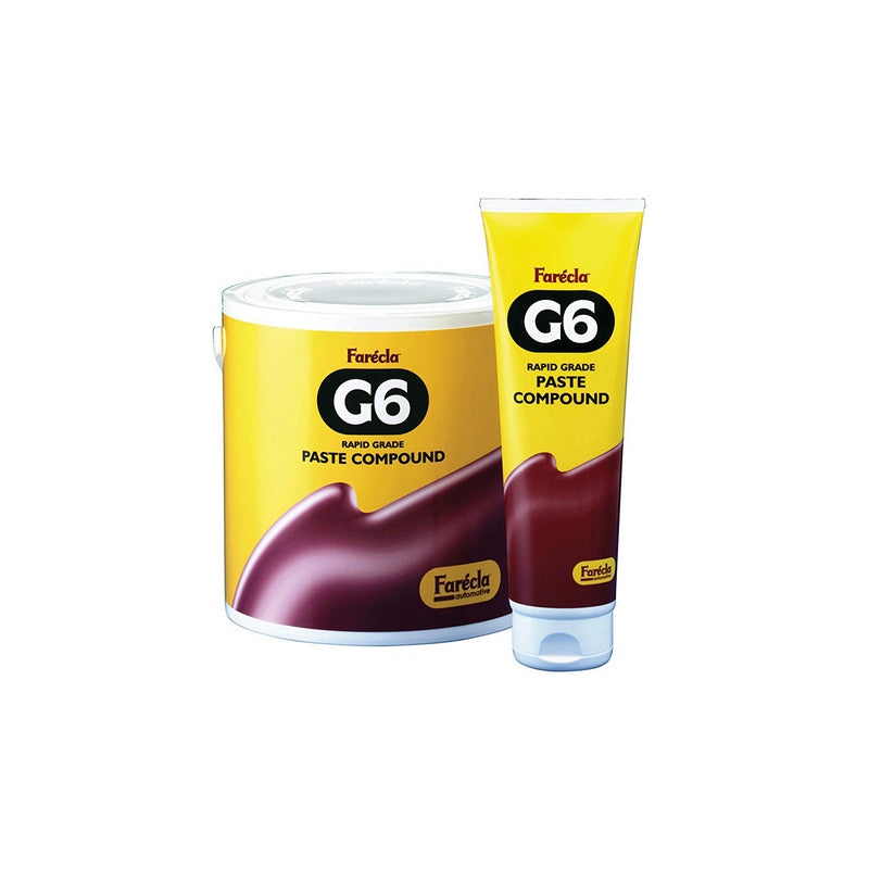 Norton Abrasives Farecla G6-400 G6 Rapid Grade Paste Compound, 400 g Tube, Cream, Thick Paste