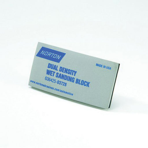 Norton Abrasives Norton 03728 Dual Density Wet Sanding Block, 2-1/2 in W x 5 in L