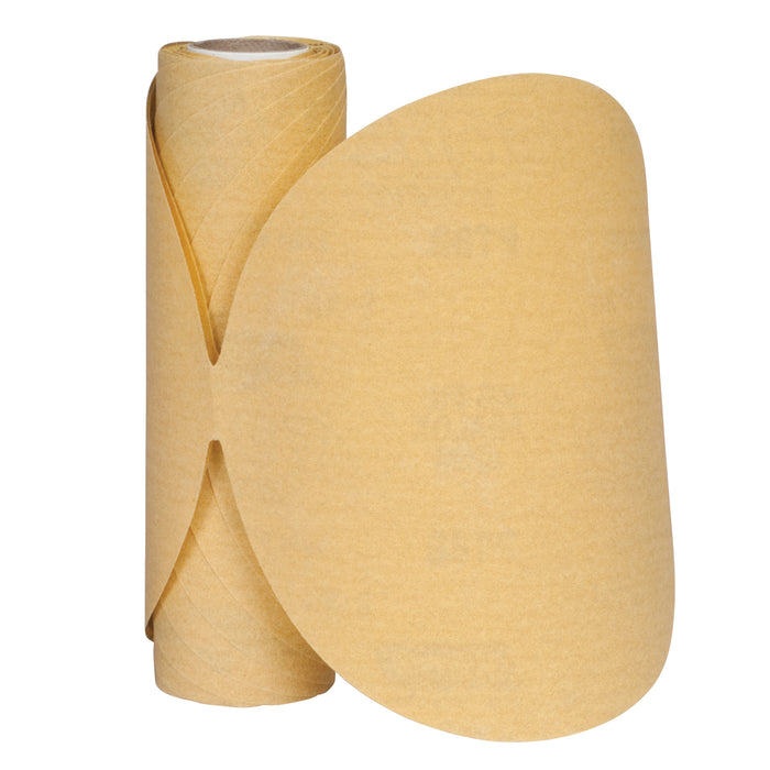 Norton Abrasives Norton Gold Reserve 06182 A296 Series Sanding Disc Roll, 6 in, P80 Grit, Aluminum O