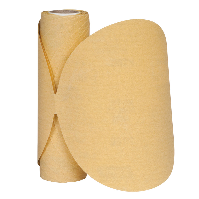 Norton Abrasives Norton Gold Reserve 06182 A296 Series Sanding Disc Roll, 6 in, P80 Grit, Aluminum O