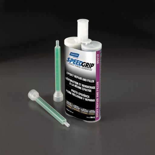Norton Abrasives Norton Speed Grip 06412 2-Part Epoxy Repair and Filler, 220 mL Cartridge, Purple, P