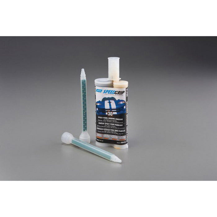 Norton Abrasives Norton Speed Grip 06418 2-Part Panel Bonding Adhesive, 220 mL Cartridge, Tan, Liqui