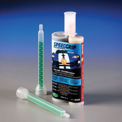 LORD Fusor Adhesives Norton Speed Grip 06420 Panel Bonding Adhesive, 220 mL Cartridge, Off-White/Bla
