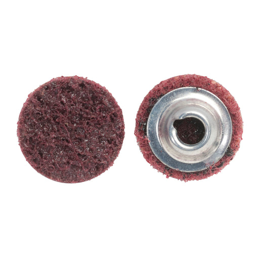 Norton Abrasives Norton Bear-Tex Rapid Prep 09190 Non-Woven Quick Change Sanding Disc, 2 in Dia, 120