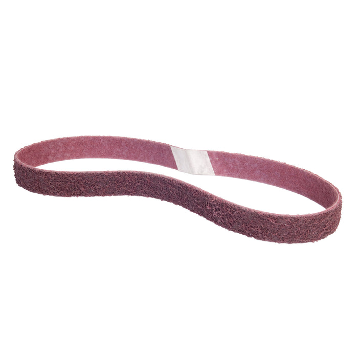 Norton Abrasives Norton Bear-Tex Rapid Prep 55310 Non-Woven Sanding File Belt, 18 in L x 1/2 in W, 1