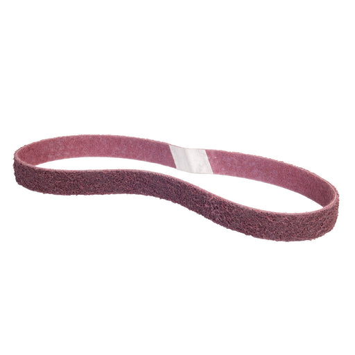 Norton Abrasives Norton Bear-Tex Rapid Prep 55310 Non-Woven Sanding File Belt, 18 in L x 1/2 in W, 1