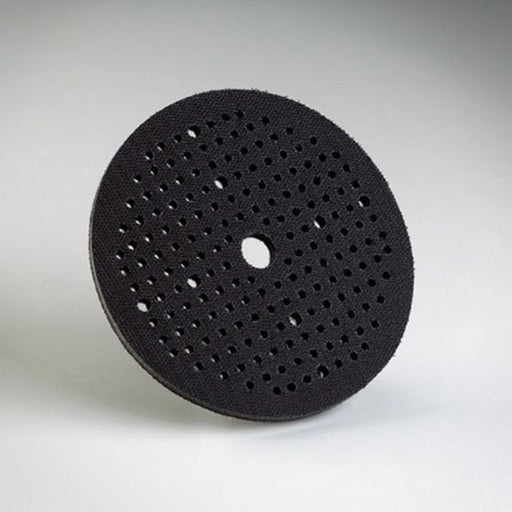 Norton Abrasives Norton Multi-Air Cyclonic 19359 Interface Pad, 6 in Dia x 1/2 in THK, Hook and Loop