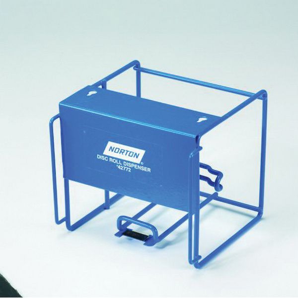Abrasives 42772 Heavy Duty Single Disc Roll Dispenser, Rubberized Finish