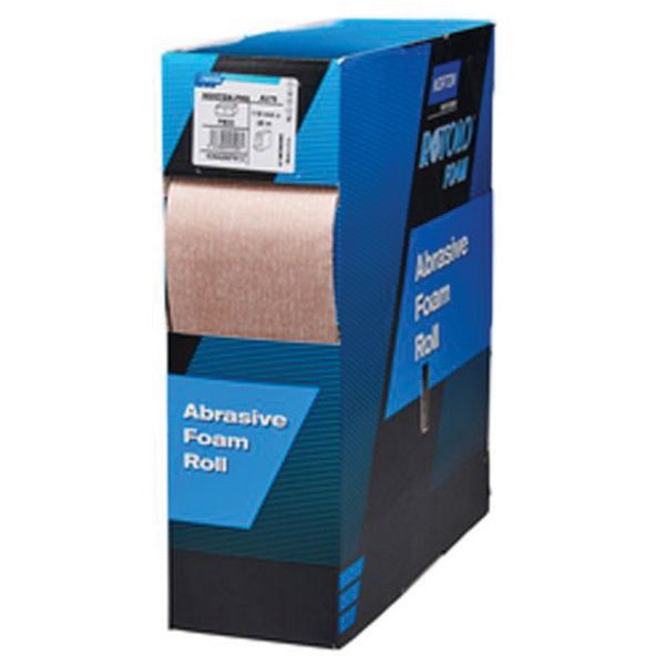 Norton Abrasives Norton Rotolo 57613 A275 Series Perforated Sanding Foam Pad Roll, 4-1/2 in W x 82 f