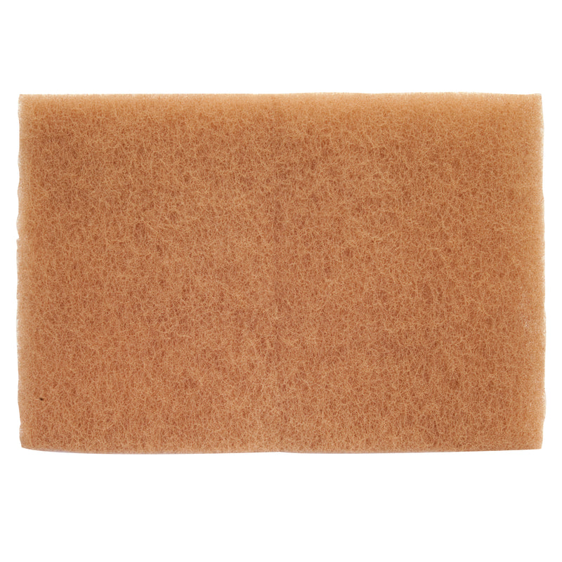 Norton Abrasives Norton Bear-Tex 58005 Non-Woven Perforated Scuff Pad, 6 in W x 9 in L — Gold