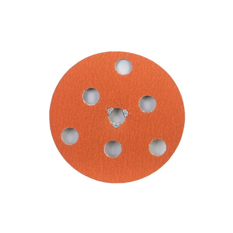 Norton Abrasives Norton Blaze 68382 F980 Coated AVOS Sanding Disc, 7 in Dia, 6 Hole, 36 Grit