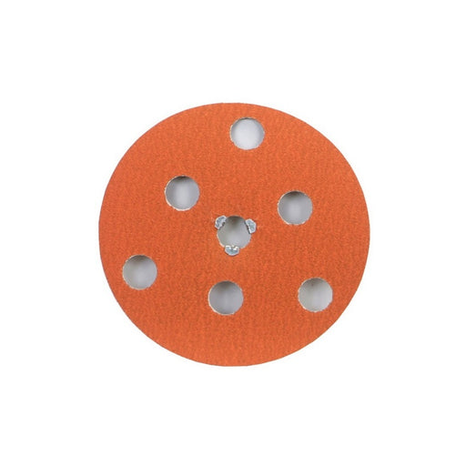 Norton Abrasives Norton Blaze 68382 F980 Coated AVOS Sanding Disc, 7 in Dia, 6 Hole, 36 Grit