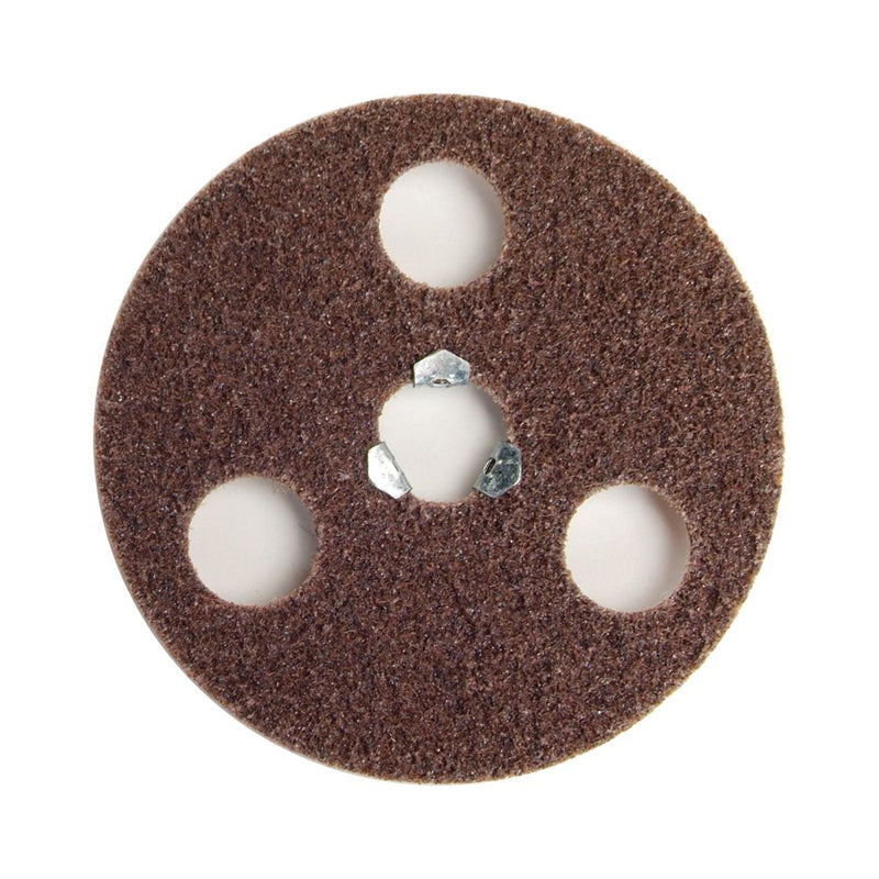 Norton Abrasives Norton Bear-Tex Rapid Prep 74818 Locking See-Thru Grinding Disc, 5 in Dia, Brown
