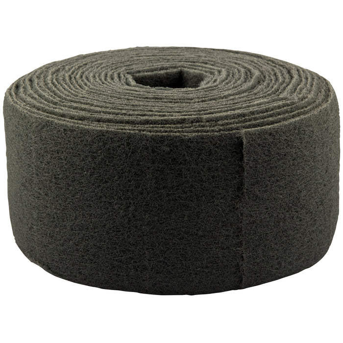 Norton Abrasives Norton Bear-Tex 75502 Non-Woven Perforated Sanding Roll, 4 in W x 30 ft L — Gray