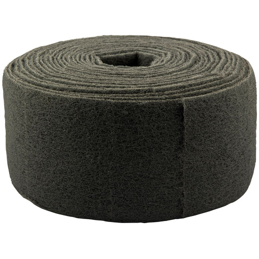 Norton Abrasives Norton Bear-Tex 75502 Non-Woven Perforated Sanding Roll, 4 in W x 30 ft L — Gray