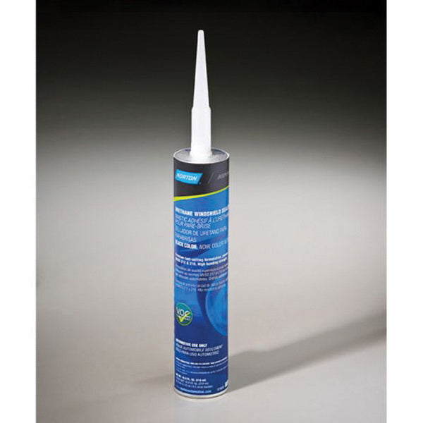Norton Abrasives Norton 82735 Windshield Sealer, 10.5 fl-oz Cartridge, Black, 24 to 36 hr Curing