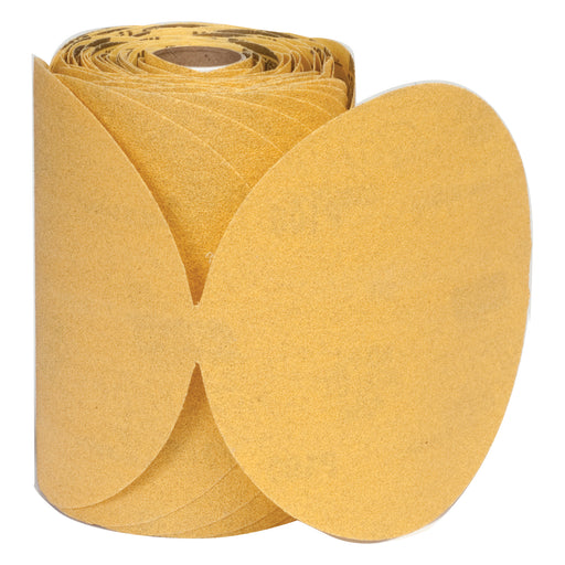 Norton Abrasives Norton Gold Reserve 83808 A296 Series Sanding Disc Roll, 5 in, P120 Grit, Aluminum